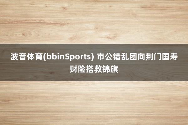 波音体育(bbinSports) 市公错乱团向荆门国寿财险搭救锦旗